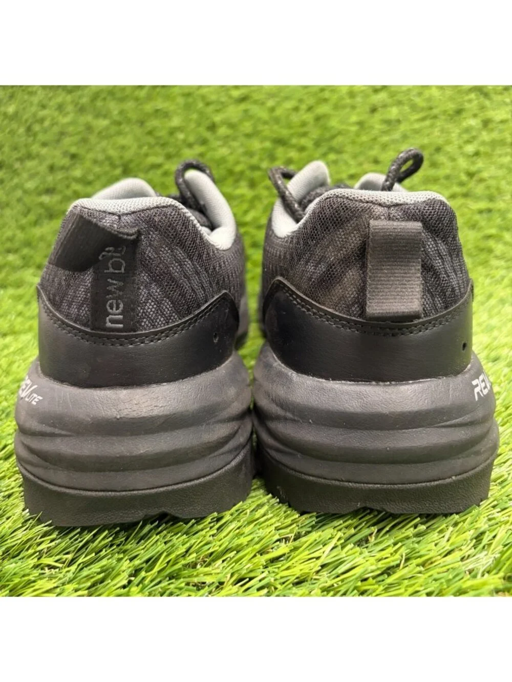 New Balance Quikshift Women Size 8.5D Black Gray Composite Toe Safety Work Shoes